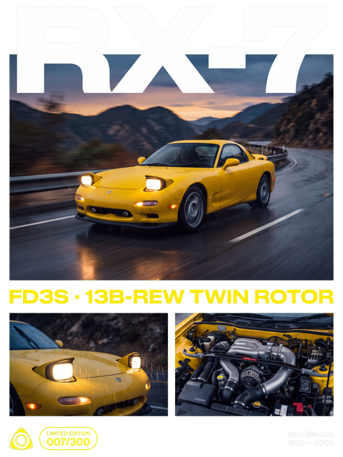 T-shirt Oversize Mazda RX-7 FD